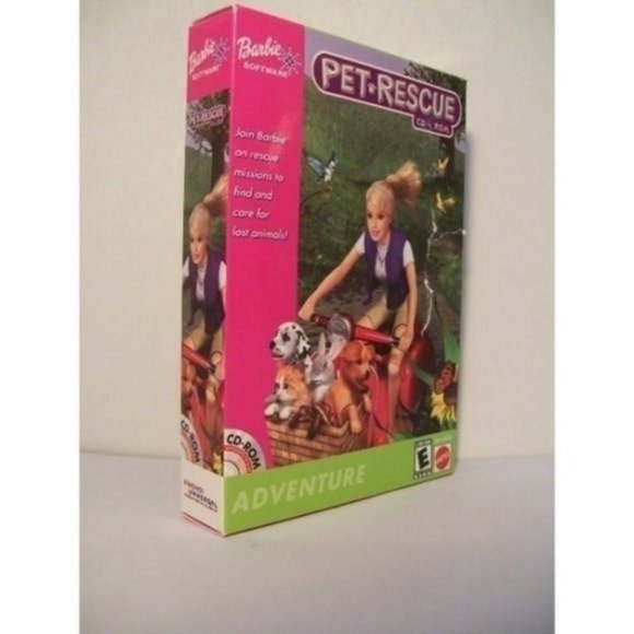 Vintage Barbie GAME Videogame Complete 2000 Pet Rescue CD-Rom PC Computer - Picture 5 of 12